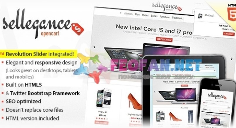 Sellegance – Responsive and Clean OpenCart Theme