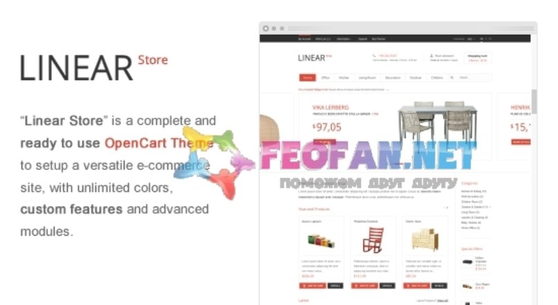 Linear Store – Premium OpenCart Theme