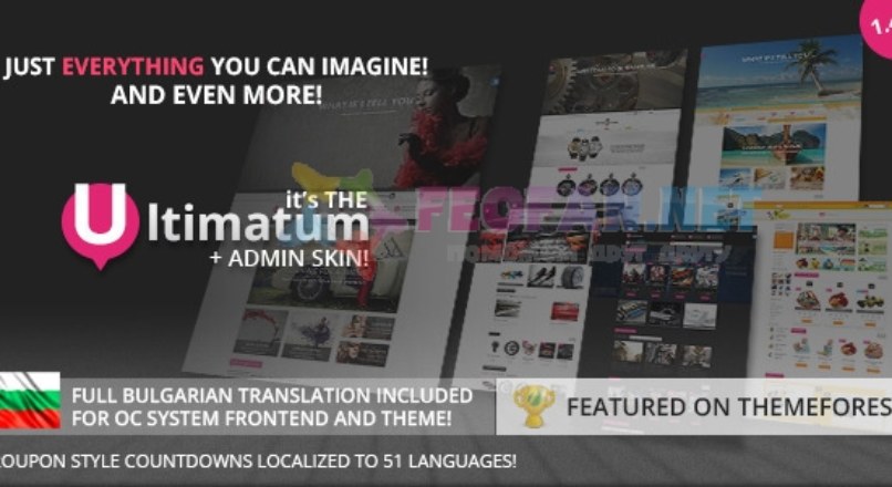 Ultimatum – Themeforest Responsive OpenCart theme with blog