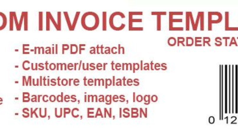Custom invoice template .DOCX