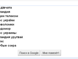 Часто запрашиваемые слова google, yandex
