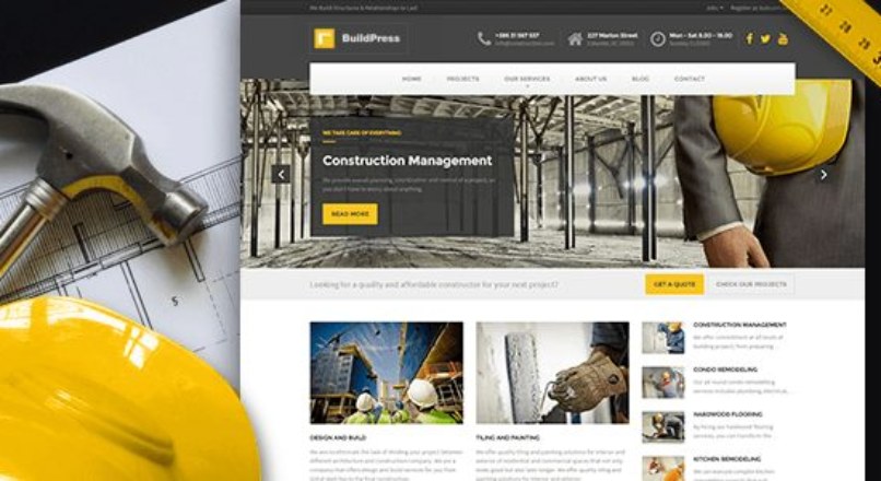 BuildPress — WP Theme For Construction Business