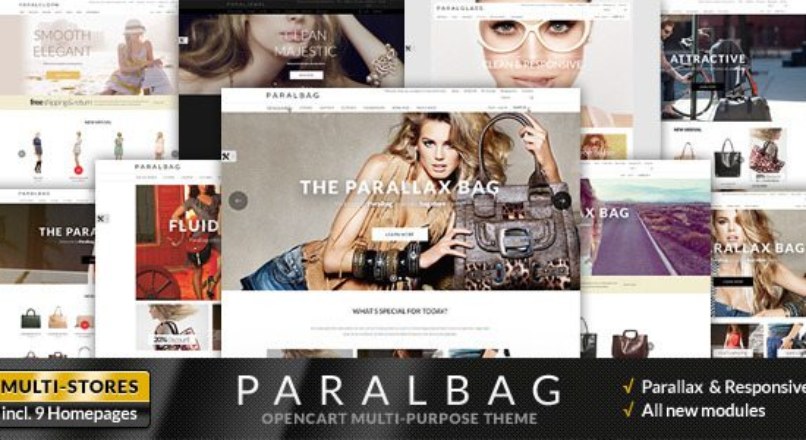 Opencart Fashion Bag Store — Parallax