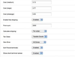 Itella SmartPOST Estonia shipping extension for OpenCart