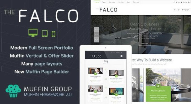 Falco — Responsive Multi-Purpose WordPress Theme