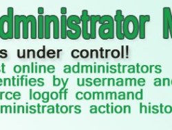 Online Administrators Monitoring