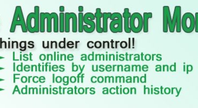 Online Administrators Monitoring