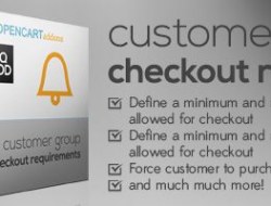 Customer Group Checkout Requirements(v4.0.1)