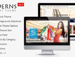 Moderns — Fullscreen Background OpenCart Theme