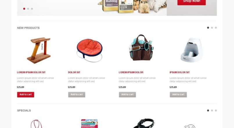 Template Monster – Animals Store – OpenCart Template
