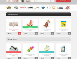 Template Monster — Dog Responsive — OpenCart Template