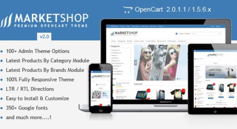 MarketShop v2.0 – Multi-Purpose Premium OpenCart Theme