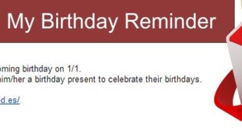 My Birthday Reminder