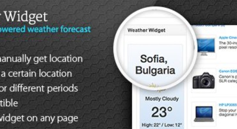 Weather Widget — Yahoo Powered Weather Forecast