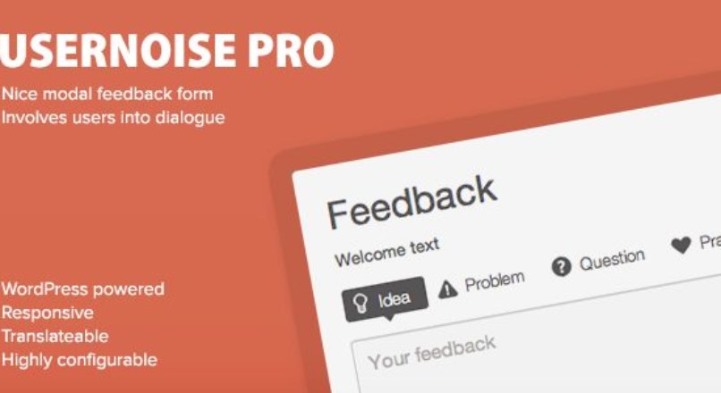 Usernoise Pro Modal Feedback & Contact form v4.0.6