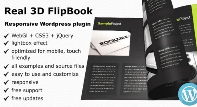 Real 3D FlipBook v2.7 – WordPress Plugin