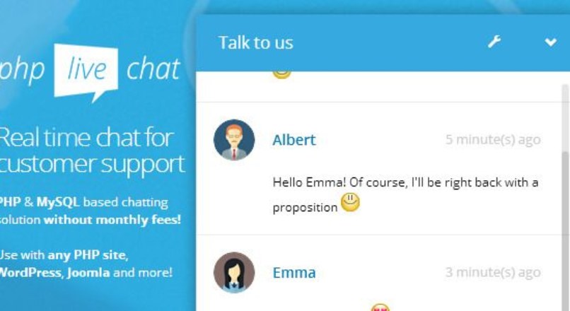 PHP Live Support Chat – Update 02.07.2015