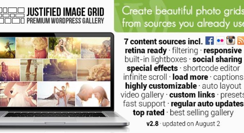 Justified Image Grid v2.8.2 – Premium WordPress Gallery