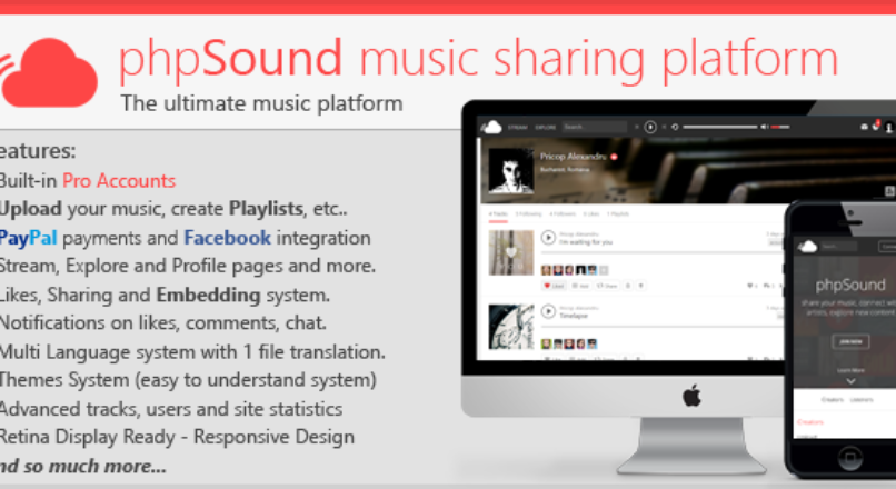 phpSound – Music Sharing Platform