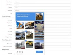 Account Registration Captcha