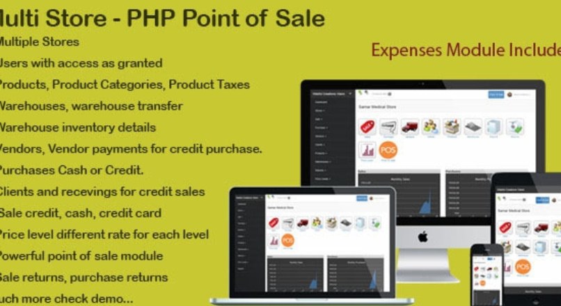 CodeCanyon Multi Store – PHP Point Of Sale v1.1