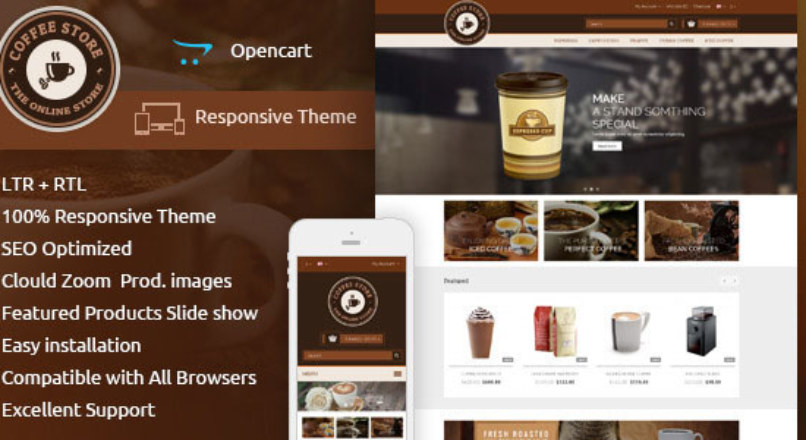 Coffee — Opencart Responsive Theme