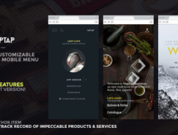 TapTap v2.3 – A Super Customizable WordPress Mobile Menu