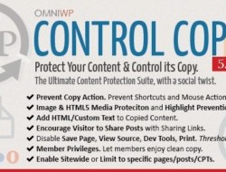 WP Control Copy v5.1 – Protect Content & Serve Copy
