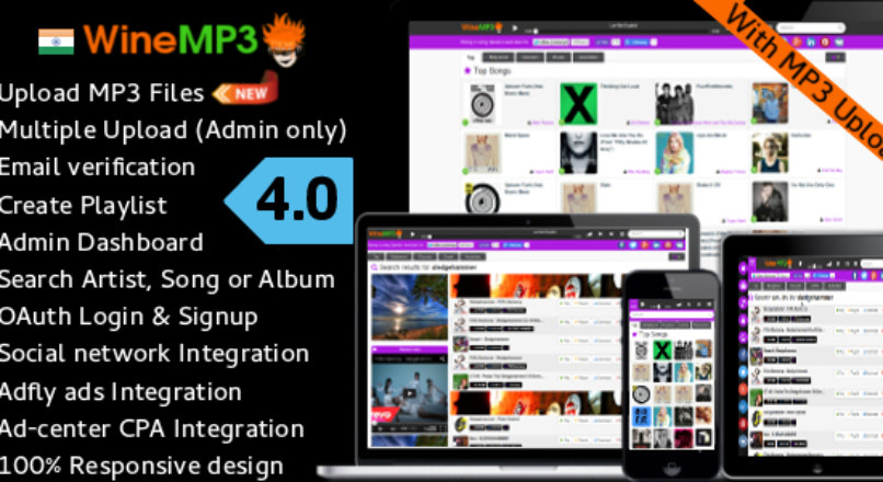 CodeCanyon – WineMP3 v4.0 – Music Search Engine With MP3 Uploading