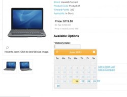 Delivery Date Restricted Product