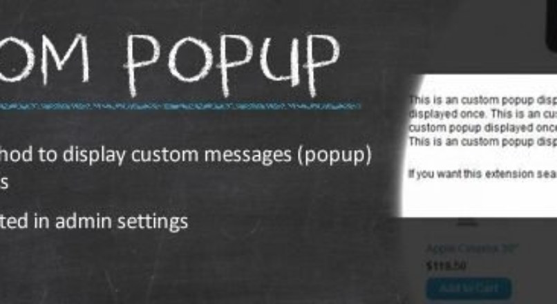 Custom Popup — OC2.x