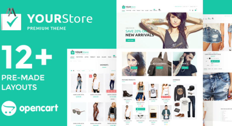 YourStore — OpenCart theme 2.3.0.7, 30 January