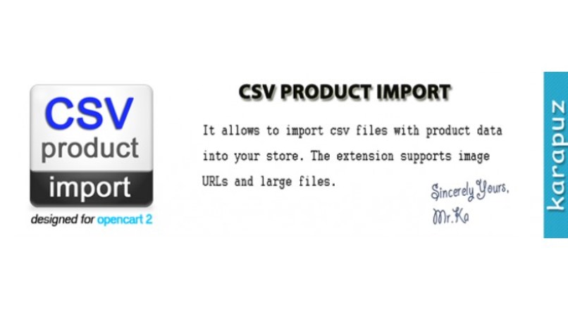 CSV Product Import ver.4.3.3