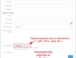 MX1 Payment Confirmation Form