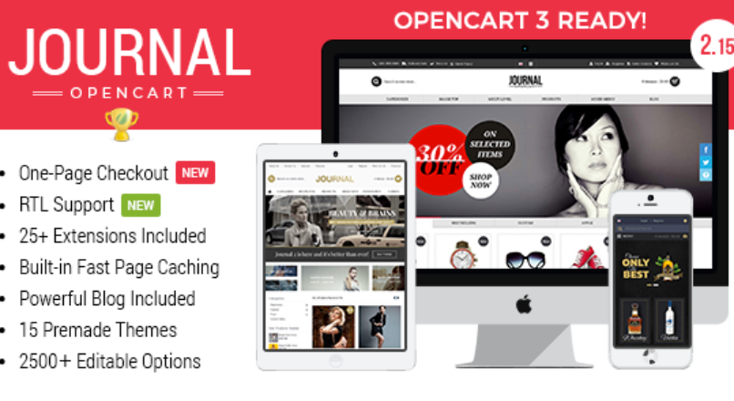 Journal — Advanced Opencart Theme v2.15.0 nulled