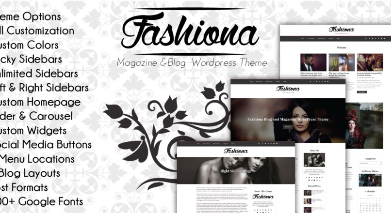 Fashiona – Magazine Blog WordPress Theme