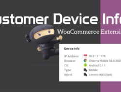 Customer Device Info — WooCommerce Plugin