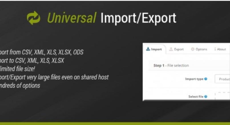 Universal Import/Export Pro 1.8.6