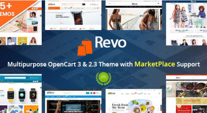 Revo — Drag & Drop Multipurpose OpenCart 3 & 2.3 Theme with 15 Layouts Ready