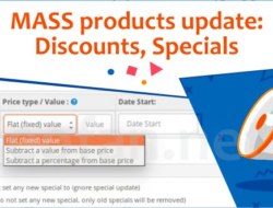 MASS products update: Discounts, Specials v.5.0.1