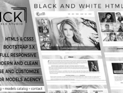 Click Models Studio — HTML Template
