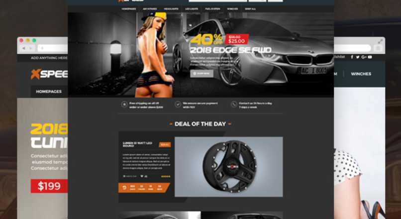 Xspeed — Accessories Car Opencart Theme