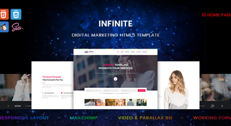 Infinite – Digital Marketing HTML5 Template