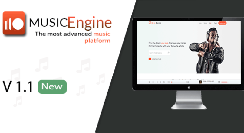 MusicEngine v1.1 – Social Music Sharing Platform – nulled
