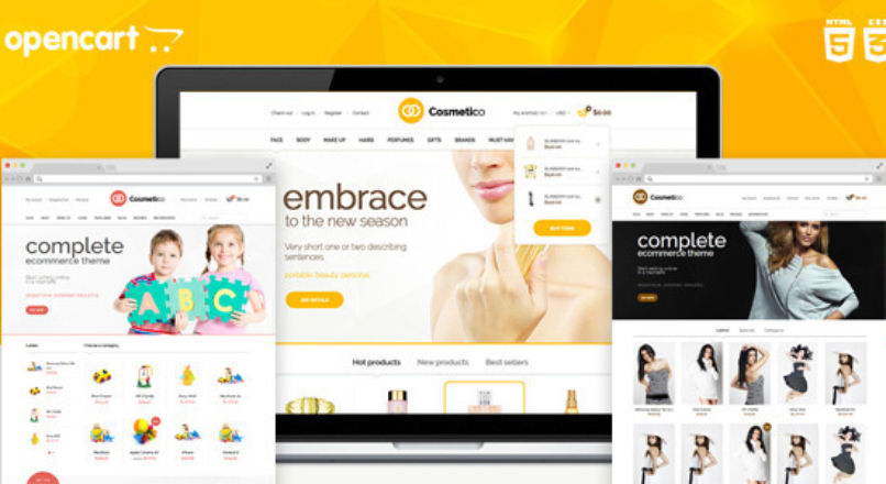 Cosmetico – Responsive OpenCart Template