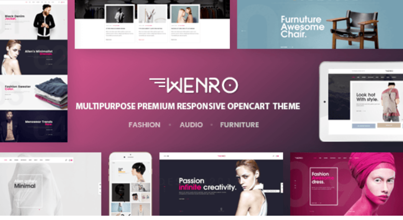 Wenro – Multipurpose Responsive Opencart Theme | 16 Homepages Fashion, Furniture, Digital and more