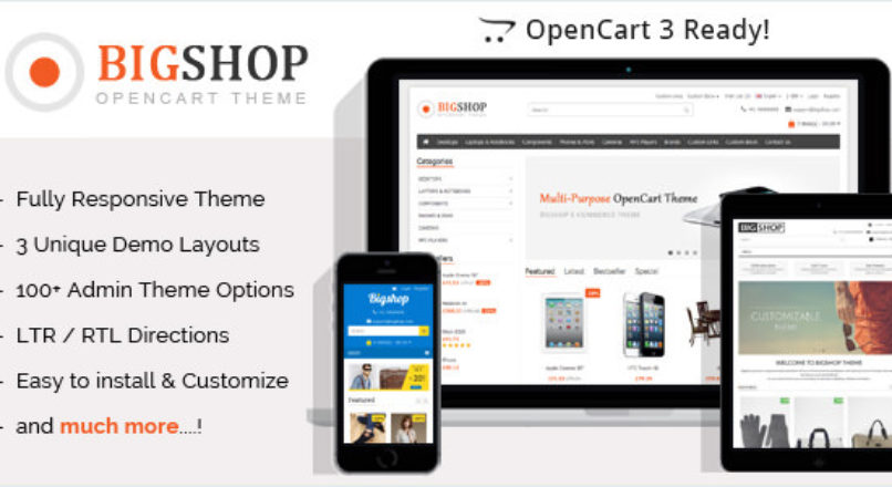 Bigshop – Multi-Purpose Responsive OpenCart Theme
