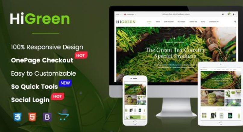 HiGreen — Multipurpose OpenCart Theme