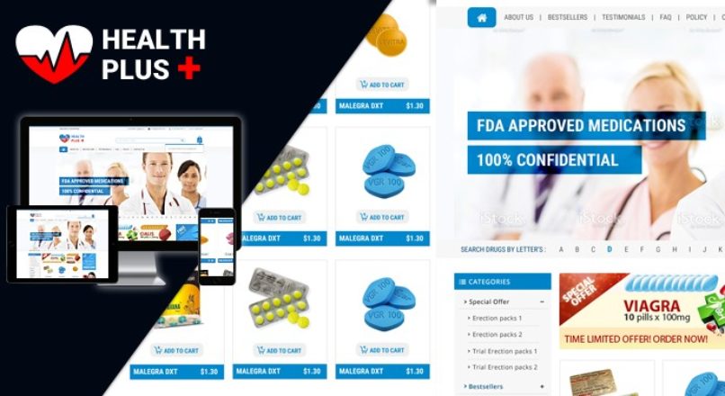 Opencart – Online Pharmacy – Магазин медицинских препаратов