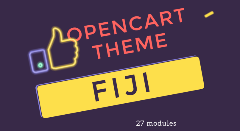 Fiji — многомодульный шаблон 5в1 Opencart (pageSpeed 96\100) 1.9.0